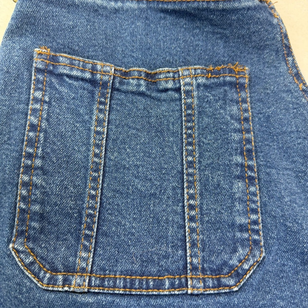 NWT No Boundaries Womens Distressed Denim Overalls Cottage Western S 3-5 - Picture 9 of 13